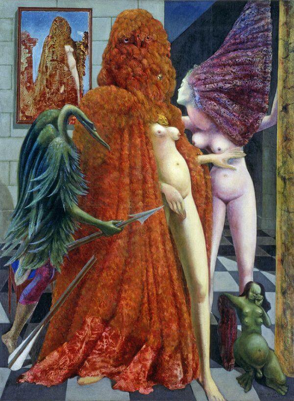 Attirement of the Bride, 1940 - by Max Ernst