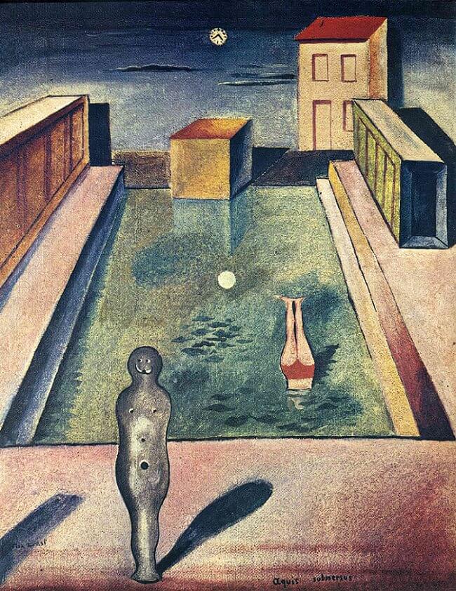 Aquis Submersus, 1919 - by Max Ernst
