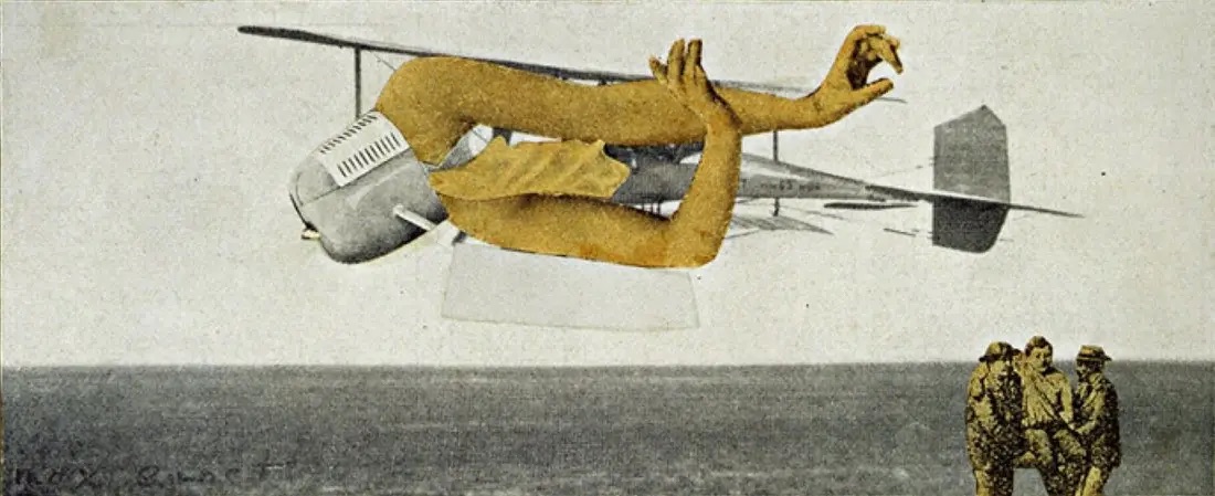 Murdering Airplane - by Max Ernst
