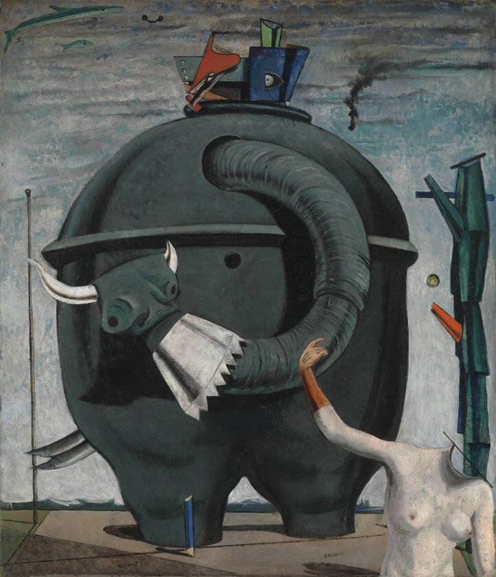 The Elephant Celebes, 1921 - by Max Ernst